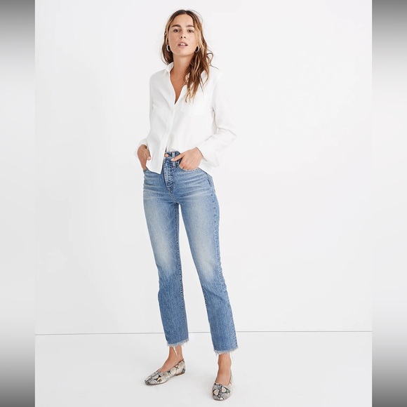 MADEWELL The Perfect Vintage Jean in Ainsworth Wash - Picture 1 of 5